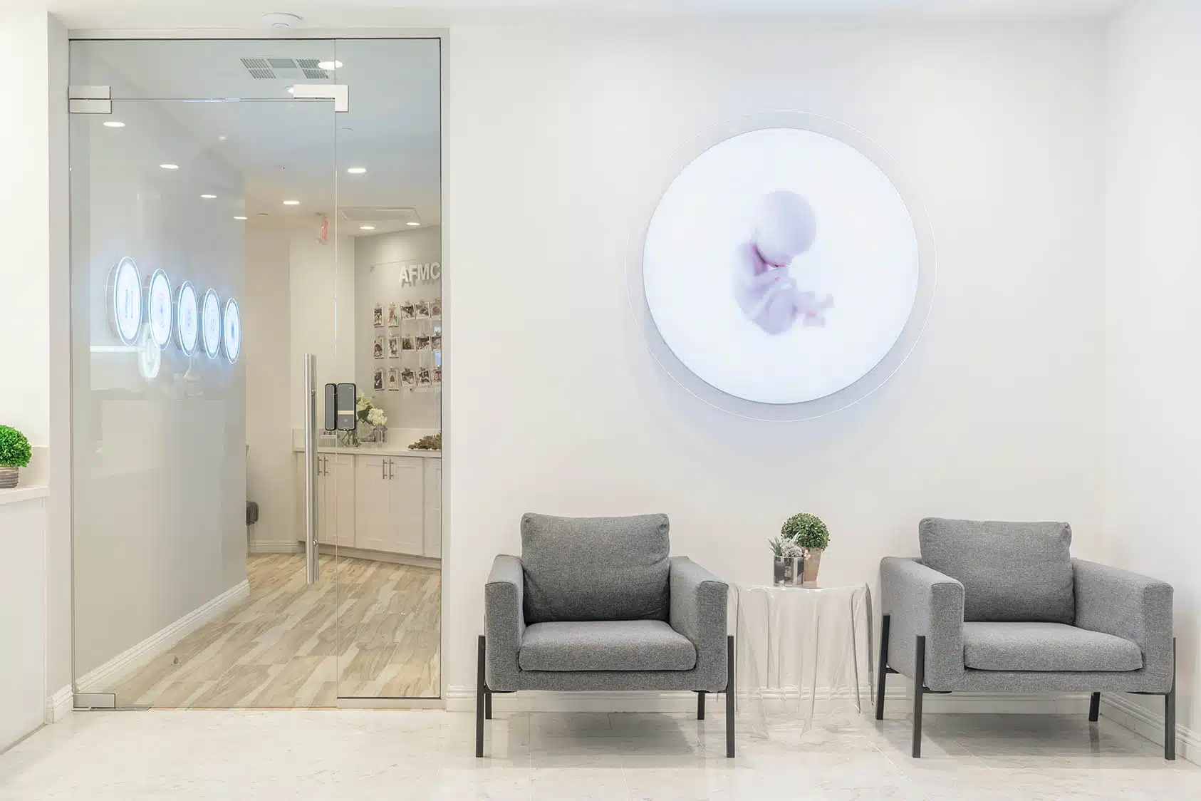 AFMC fertility clinic lobby in Diamond Bar